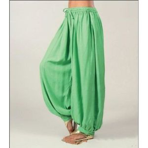 LEGGING Femmes grande taille couleur unie decontracte lache sarouel pantalon de yoga pantalon femmeMulticolor - vert HBSTORE