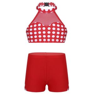 YiZYiF Enfant Fille 2Pcs Maillot Arbres Fleur Maillot de Bain Tankini Bikini Imprim/é Haut de Bain avec Short de Bain V/êtement Plage Yoga Sport Costume de Natation 3-12 Ans