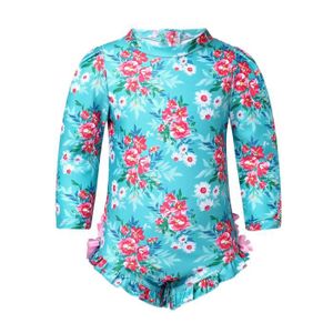 MAILLOT DE BAIN YIZYIF Bébé Fille Maillot de Bain Anti UV Manches 