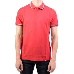 POLO Polo Lotto Classica PQ Rouge/Noir Homme