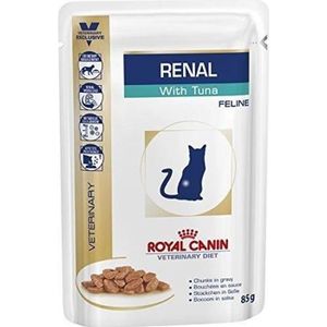 BOITES - PATÉES Royal Canin Veterinary Chat Renal with Fish 12 Sac