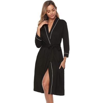 Robe de chambre femme coton best sale
