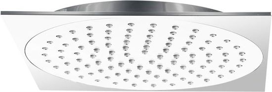 YUANNY A202HS Pommeau de douche à effet pluie carré avec buses anti-calcaire réglables encastrables pour salle de bain Grand pommeau de douche carré 35 x 22 cm
