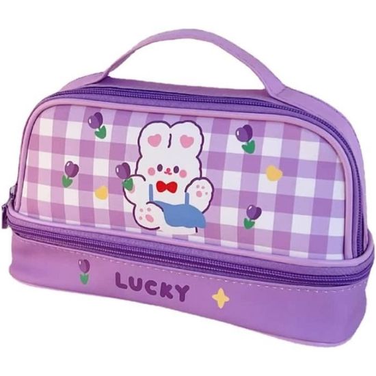 Trousse Kawaii Crayon Etui School Fournit Un Sac De Dessin Animé De