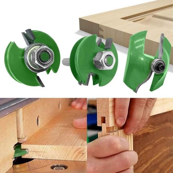 Set De 5 Fraises à Rainurer Akylin – Tige 8 Mm, Tailles 2/3/4/5/6 Mm, Carbure