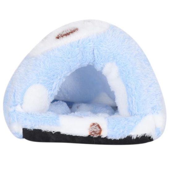 Nid Douillet Pour Hamster Et Petits Animaux - Coussin Chaud Et Léger - Lavable - Couleur Café