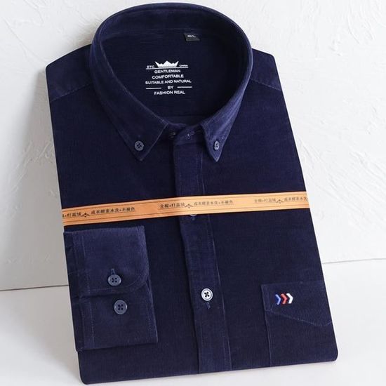 G-Star Rco Champ Popeline Roulé Chemise Bleu Manches Longues Hommes