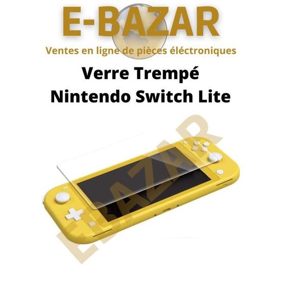 Protection écran vitre verre trempé pour Nintendo Switch Lite - EBazar X1