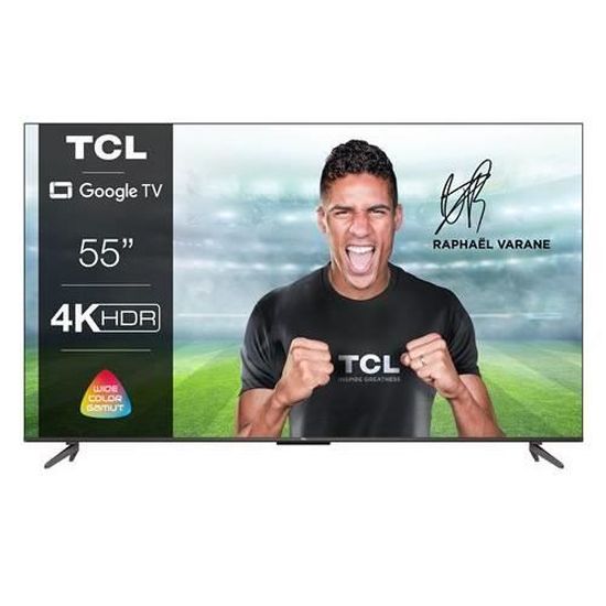 Tcl TV 55P735 55`` LED 4K UHD Smart TV Aluminium brossé 2022 - 5901292517519
