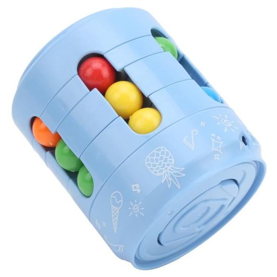 Tambour Océan à Perles - Jouet Musical Pour Enfants, Effet Sonore De Vagues - Développe La Motricité Et Le Sens Du Rythme - 3