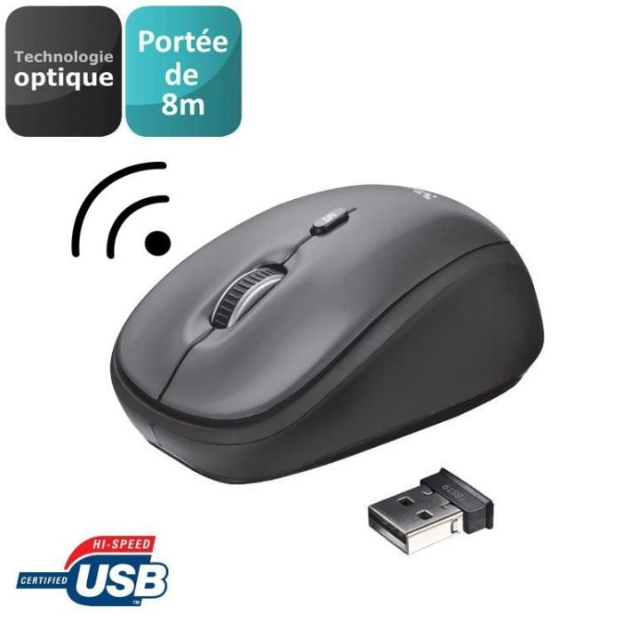 Trust mini souris Yvi sans fil