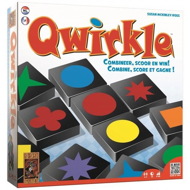 999 Games Qwirkle, Jeu de cartes, 45 min, Garçon-Fille, 8 année(s), Néerlandais, 297 mm