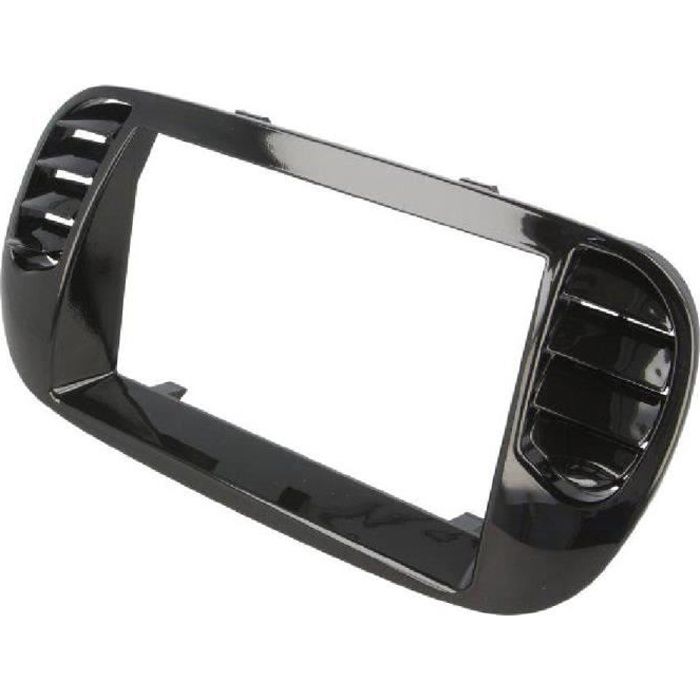 Kit 2DIN autoradio Fiat 500 07-15/ 500C 09-15 - Noir brillant - ADNAuto - ADN-2DIN