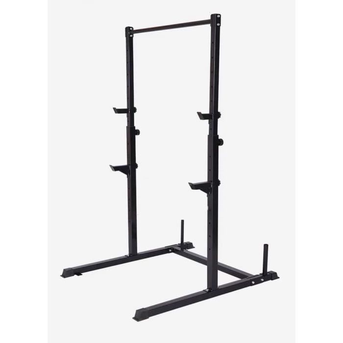Pullup Fitness Squat Rack/Barre de traction ajustable/barre fixe/Developper couché/Pull up bar/Cage à squat