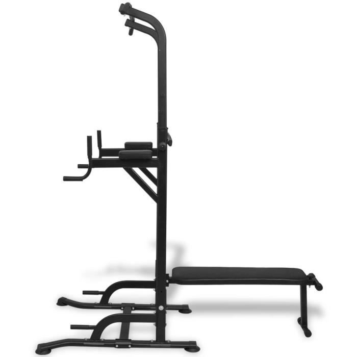 Déco Tour de musculation - avec banc d'assise - 8083
