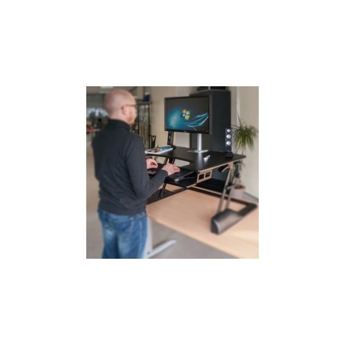 Réhausse de poste de travail réglable assis / debout