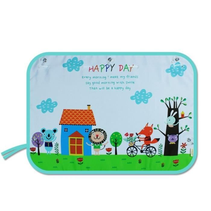 Rideau pare-soleil pour enfants - Rideau de dessin animé pour voiture, protection contre le soleil, ri - Modèle: A14 - ANZYBUA03675