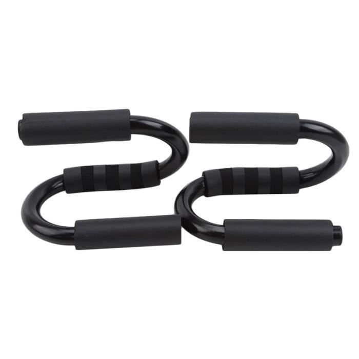 barre pour traction -Support Push-Up supports barres outil S forme Push Up pour la maison Fitnes...- Modèle: Black - ZOAMFWZDA06950