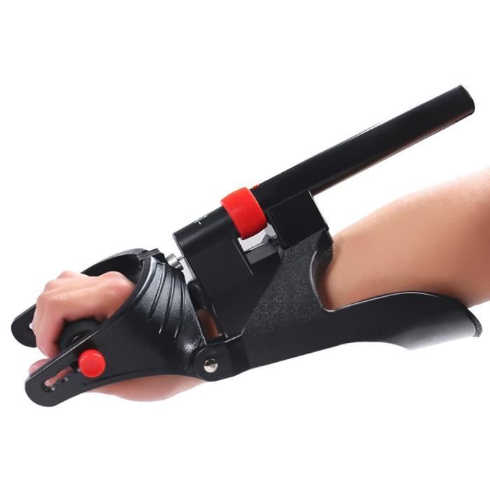 Accessoires Fitness - Musculation,Appareil de poignet réglable entraîneur de main d'avant bras d'ingénierie écologique - Type Black