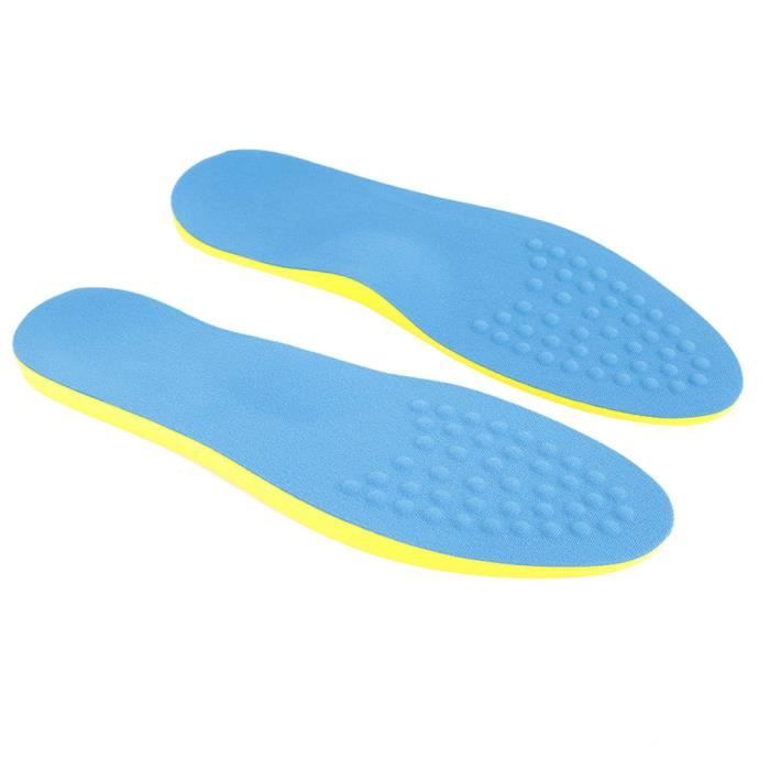 Fdit Semelle intérieure pour pied plat Semelle intérieure orthopédique Correction de la jambe en forme de X / O Masseur de pied