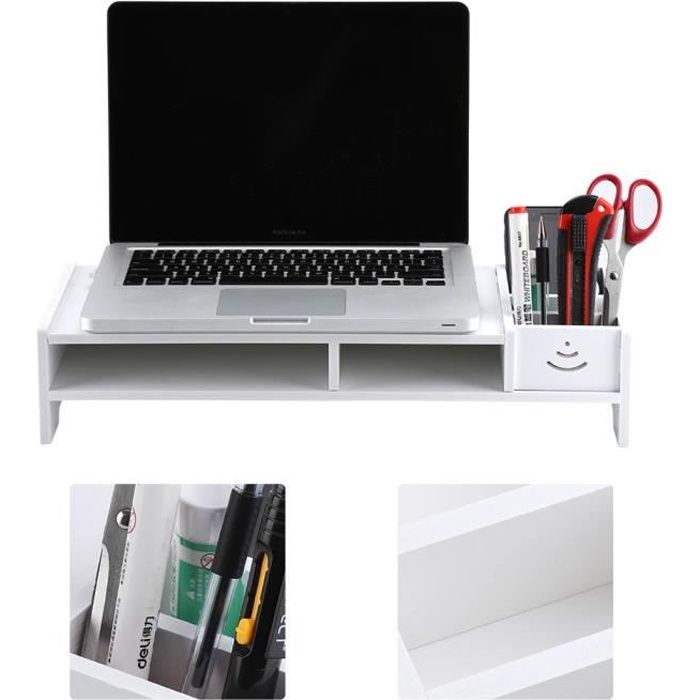 Support de Réhausseur Moniteur Ecran Ordinateur Portable étagère pour ordinateur HB0044