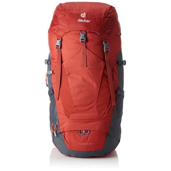 Deuter Futura 30 Sac à Dos Loisir, 68 cm, litres, Rouge (Lava-Graphite)