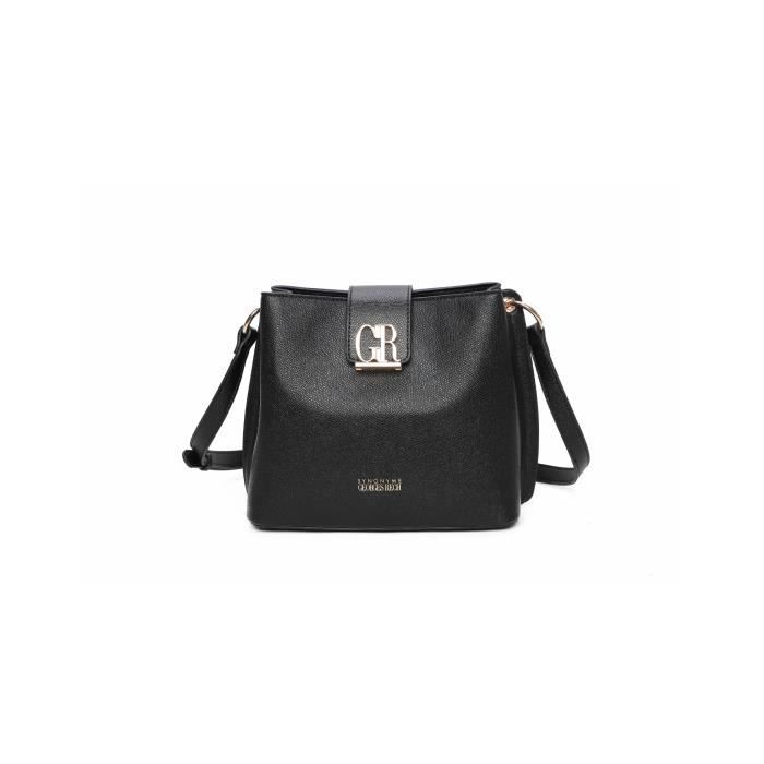Georges Rech Synonyme - Petit Sac bandoulière JOSY Noir - Femme