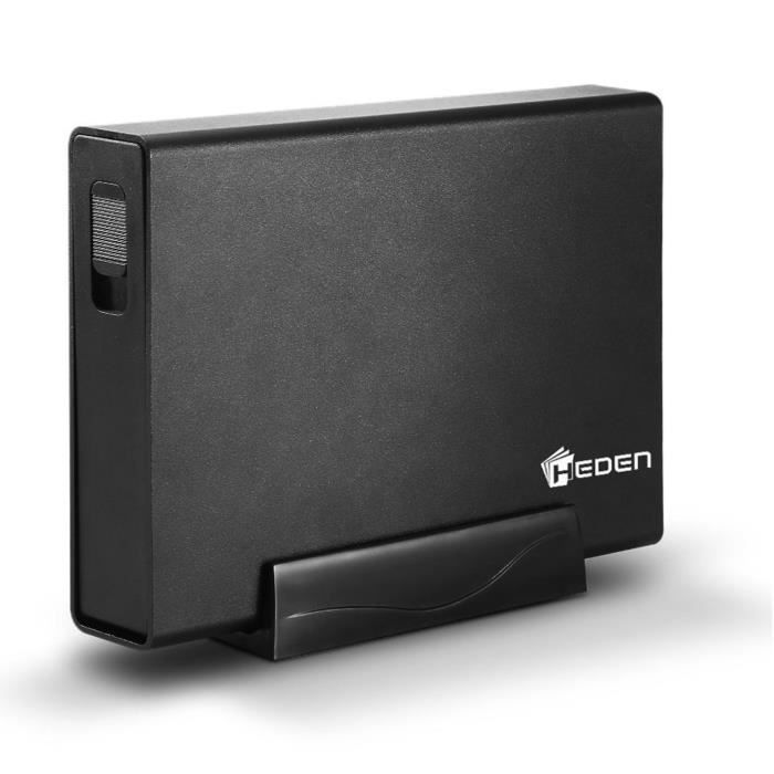 HEDEN disque dur externe 3.5'' 1To Couleur NOIR