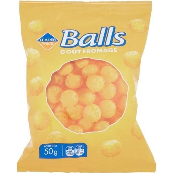 Balls fromage 50g Leader Price