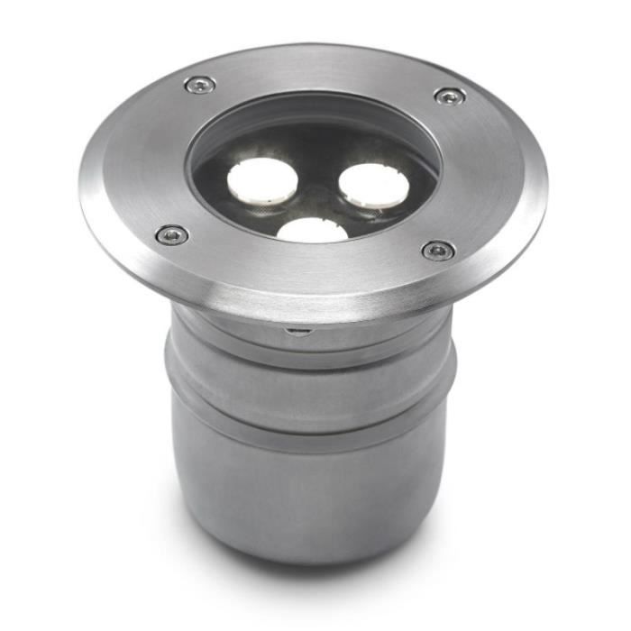 Leds C4 - Spot encastrable submersible rond Aqua LED IP68 - 12V - Inox Rose