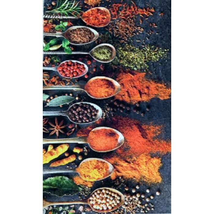 Tapis de cuisine, antidérapant et Lavable ene machine, SPICE 50x180cm