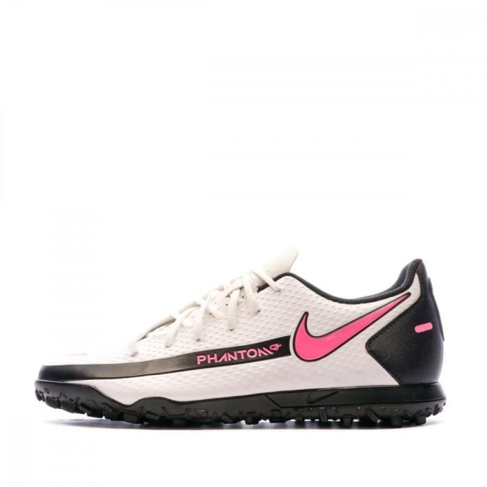 Chaussures de foot Blanches Homme Nike Phantom GT Club TF