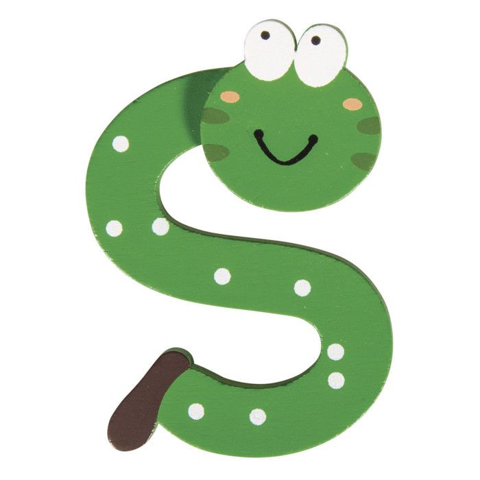 Alphabet en bois pour prénom d'enfant (approx. 5cm) Lettre S - Rayher Multicolore - Assort.