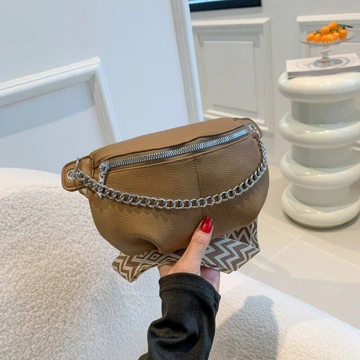 Sac Banane Cuir Noir Solide - Porte-monnaie De Voyage, Fait Main En Inde, Neuf Avec étiquettes