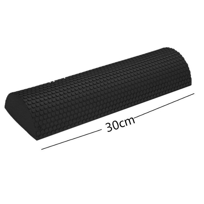 1 Paire Rouleaux Mousse Demi-Ronds 30 Cm – Équipement Yoga Fitness, Soutien Étirements Et Équilibre Haut De Gamme