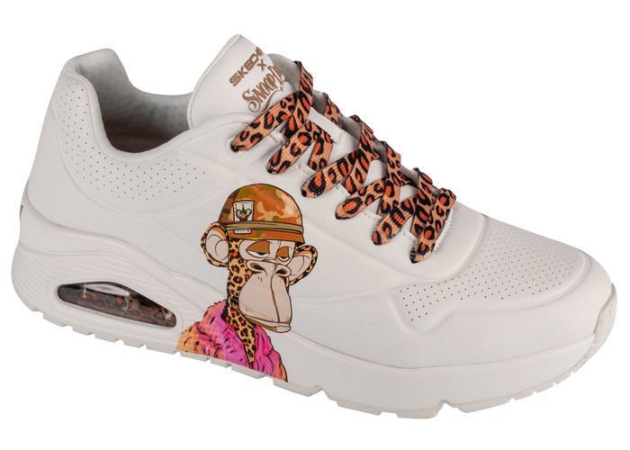 Skechers Baskets Homme - Blanc - Skechers Uno - Dr. Bombay