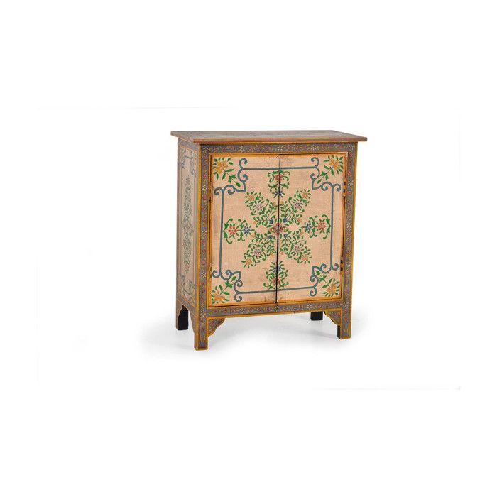 Meuble Auxiliaire - Giner y Colomer - Bois de Manguier - Peint à la Main - Patine Antique Meuble Auxiliaire - Giner y Colomer - Bois de Manguier - Peint à la Main - Patine Antique