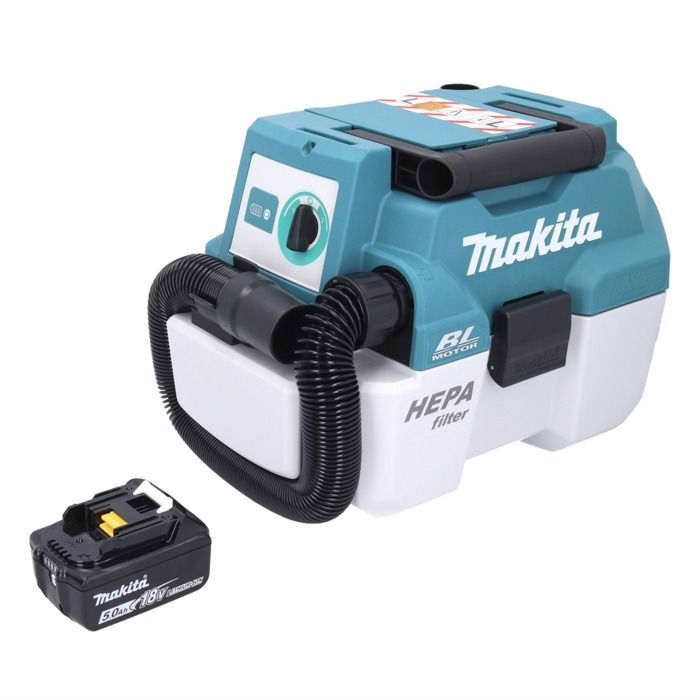 Aspirateur sans fil Makita DVC 750 LT1 18 V 75 Moteur Brushless