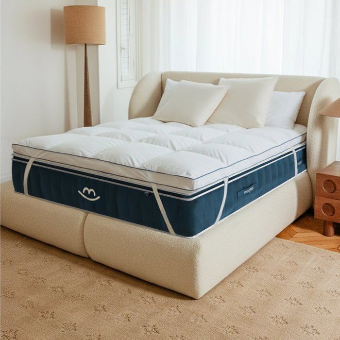 Matelas mémoire de forme et surmatelas 200x200 épais 30cm - Pack Premium - Morphea