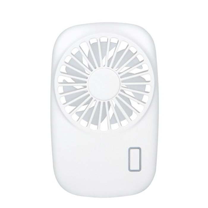 Mini ventilateur personnel - XVX - USB rechargeable - 2 vitesses - Portable - Blanc - Xvx