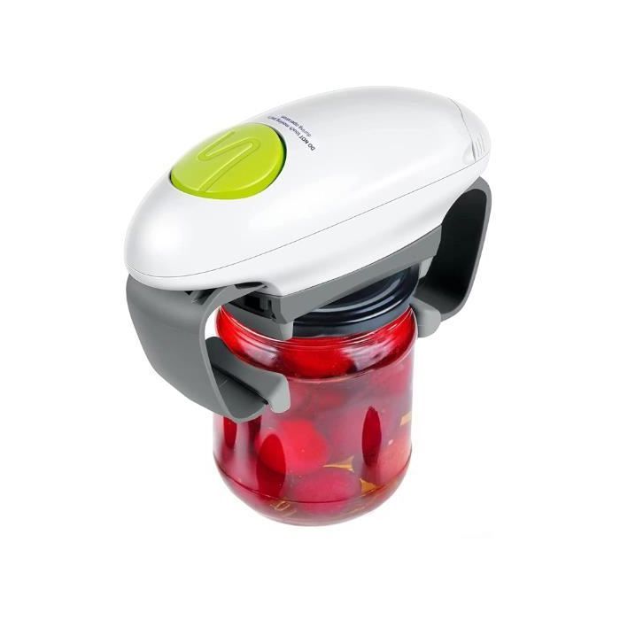 Ouvre-Bocal Électrique One Touch - Ouvre-Boîte Automatique Rotatif Pour Bocaux Et Bouteilles - Outil De Cuisine Pratique