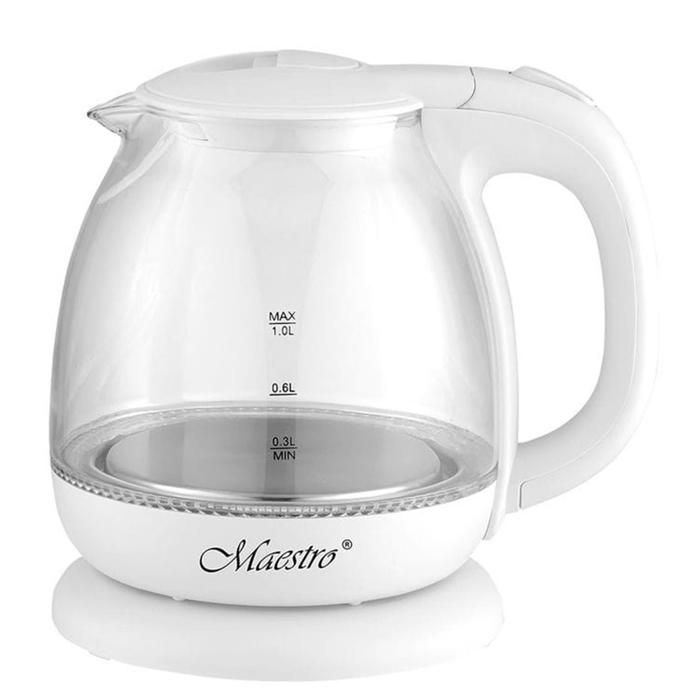 Bouilloire électrique - MAESTRO - MR055 - 1L - Verre résistant - Éclairage intérieur