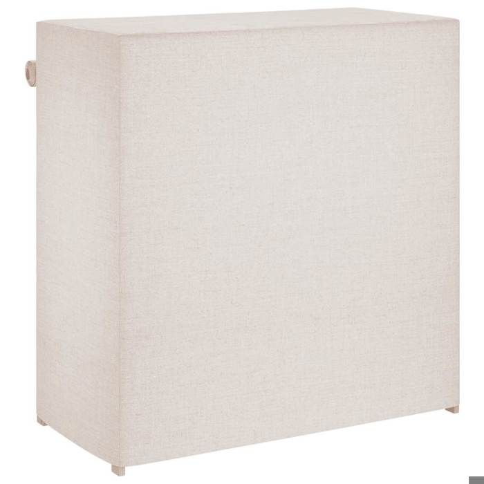 Remise 2026®Meuble Entrée Blanc - Armoire à chaussures - Bonne ventilation - avec housse - Blanc - 79x40x80cm Tissu 503 6605489