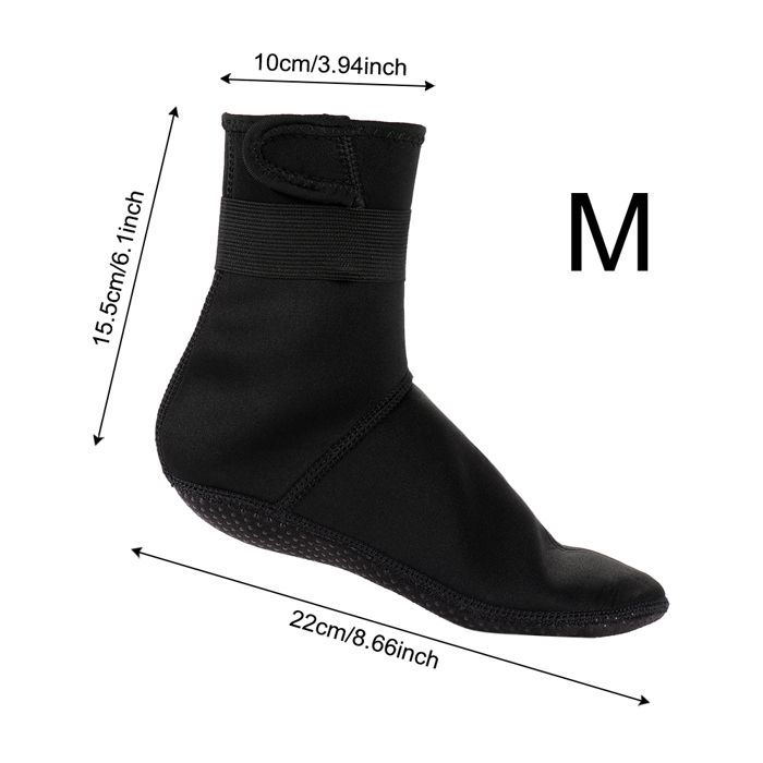 Chaussettes de plongée thermiques antidérapantes de 3 mm en caoutchouc résistant à labrasion pour équipement de plongée