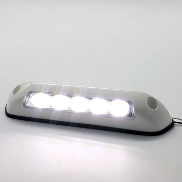 Lampe LED 12 V étanche pour auvent camping-car et caravane.