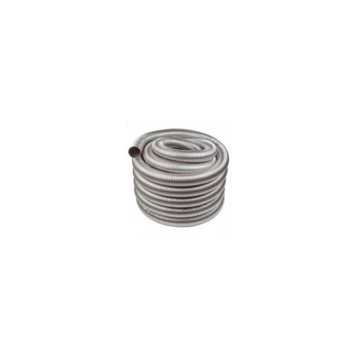 Tubage flexible inox double peau ø80 mm - 11 mètres