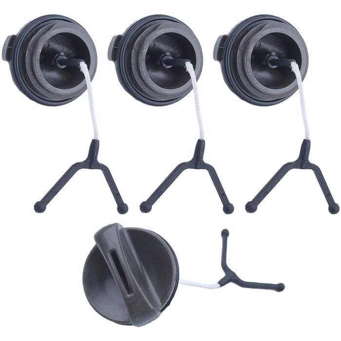 Adefol Lot de 4 bouchons de r/éservoir de carburant pour Husqvarna 435 440 445 450 E OEM 544111203 544111201