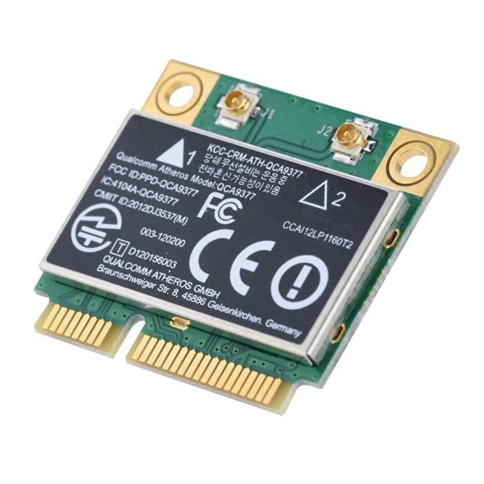 Carte Reseau Sans Fil Double Bande 2 4g 5ghz Mini Carte Sans Fil Pci E Wifi