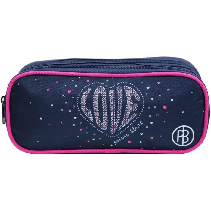 LEGAI - Trousse 2 En 1 En Silicone Souple - Kawaii, Trousse D'école En