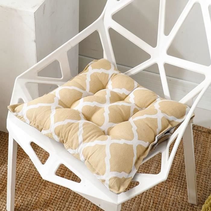 ZTGL Coussins De Chaises 45x43 Avec Sangles, Coussins De Siège